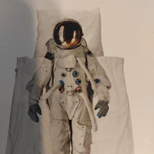 Snurk astronaut twin duvet cover set